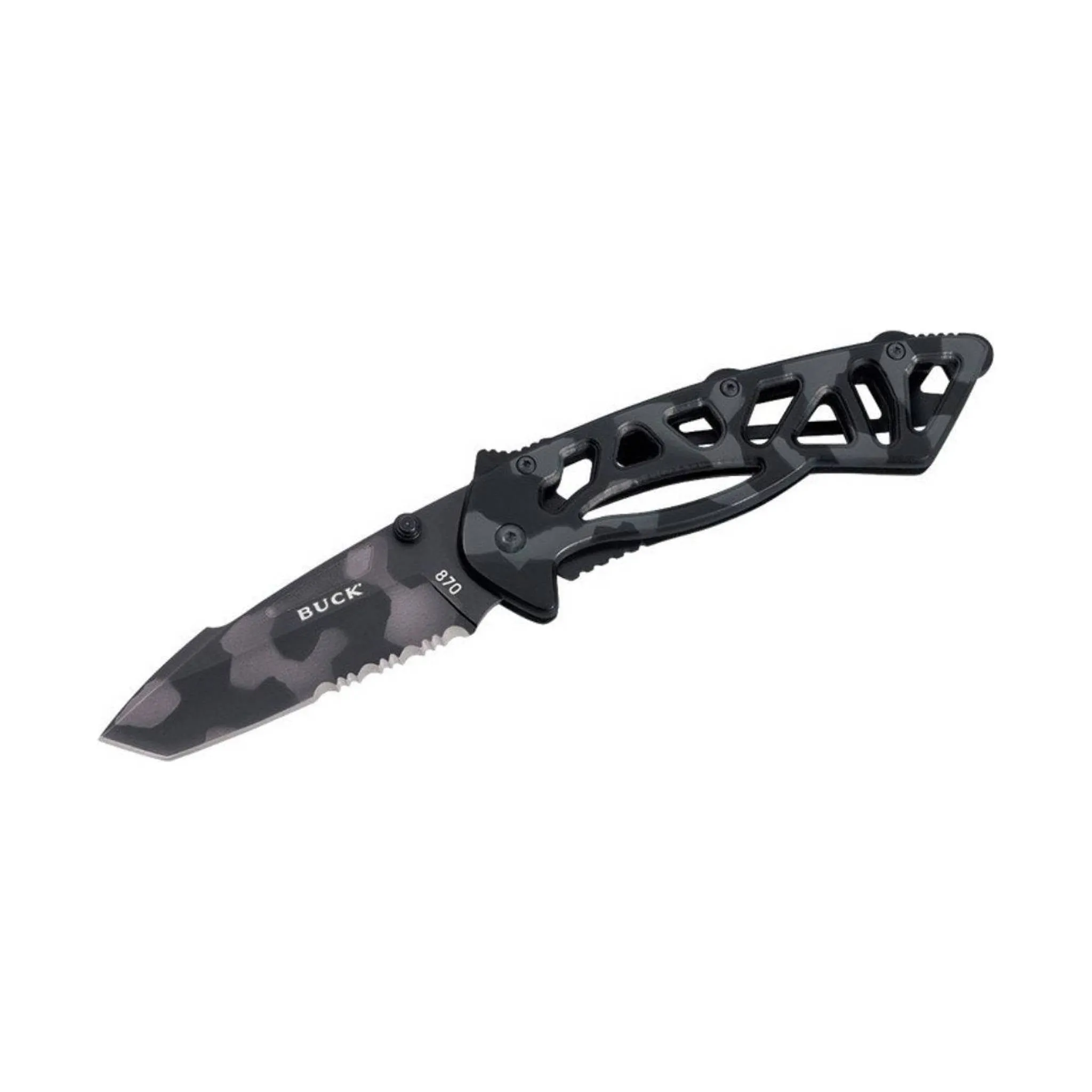 Buck 870 Bones - Tiger Stripe Camo