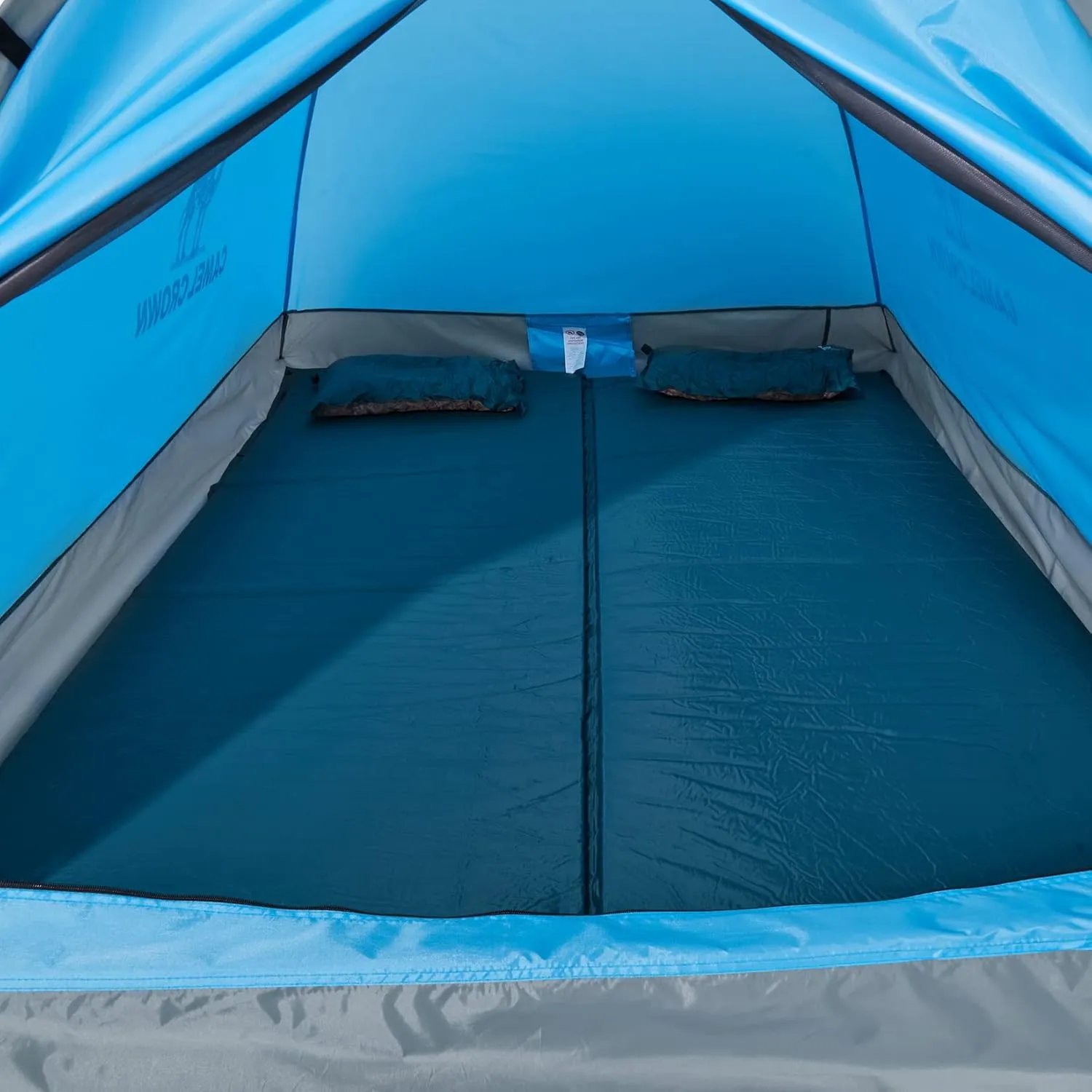 CAMEL CROWN 2/3/4 Person Camping Tent with Removable Rain Fly, Easy Setup Outdoor Tents Water Resistant Lightweight Portable for Family Backpacking Camping Hiking Traveling