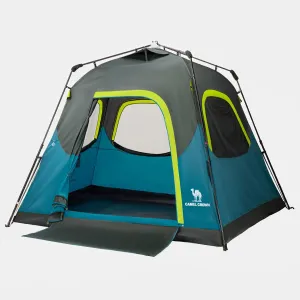 CAMEL CROWN Instant Tents for Camping 4-6 Person Tent Waterproof Easy Setup Sets Up in 60 Seconds Backpacking Tents with Carry Bag for Outdoor Hiking