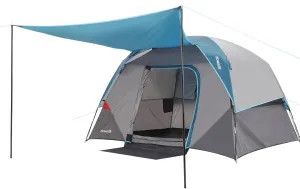 Camping Tent, Tent for Camping, Easy Set up Camping Tent for 4 Person Outdoor Traveling, Light Blue