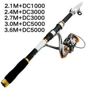Carbon Fiber Fishing Rod Or Rod Reel Combos Portable Telescopic Fishing Pole 13BB Spinning Reel Fishing Set