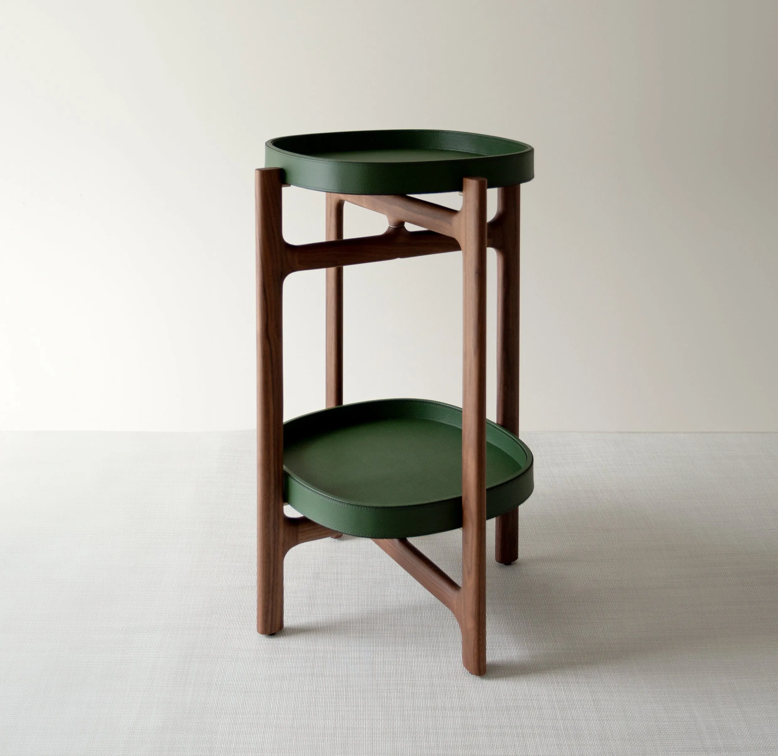 Chelsea Small Table in Hunter Green