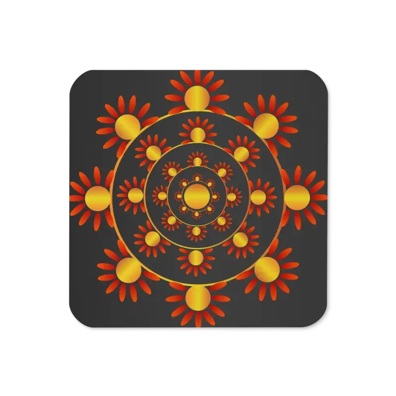 Chic Heat Resistant Abstract Pattern Coasters