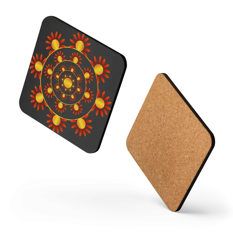 Chic Heat Resistant Abstract Pattern Coasters