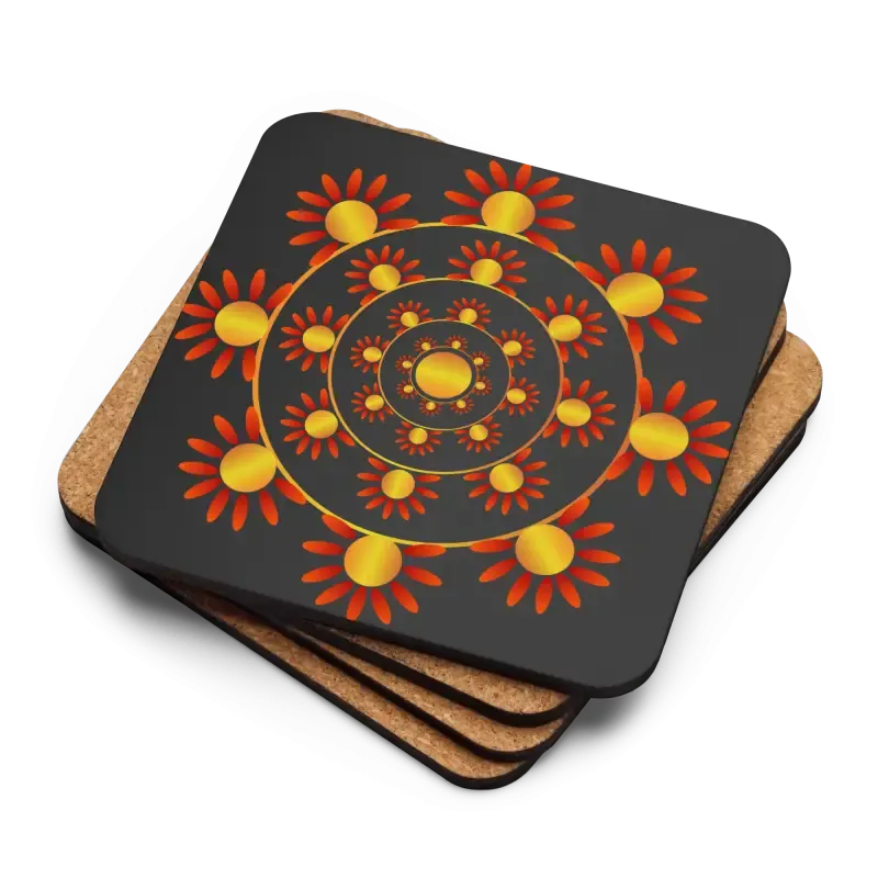 Chic Heat Resistant Abstract Pattern Coasters