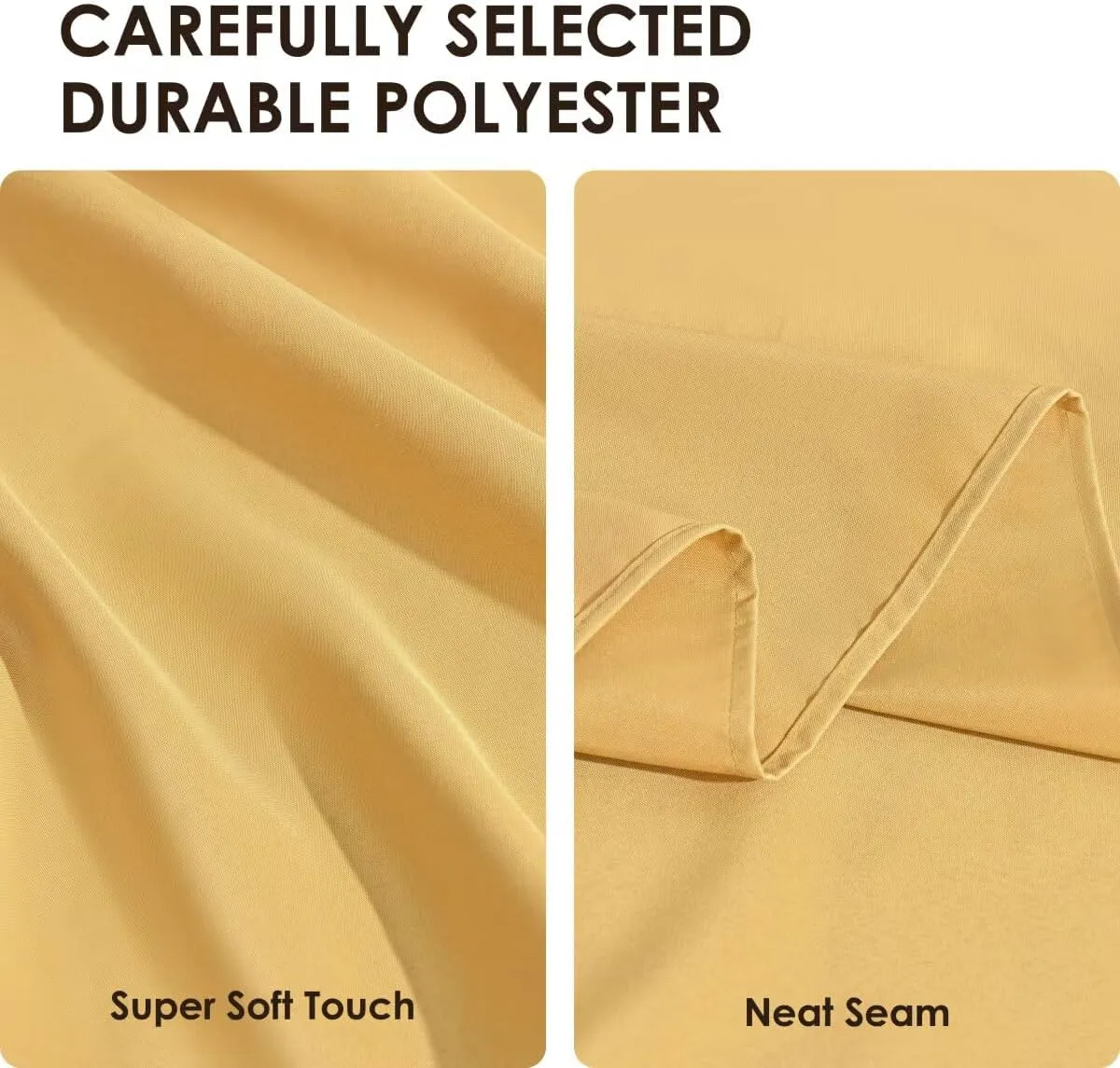 Christmas Rectangle Tablecloth Water and Stain Resistant Washable Table Cloth Selected Wrinkle Free Polyester Table Cover for Dining, Parties, Camping (90 x 156 Inch, Gold)