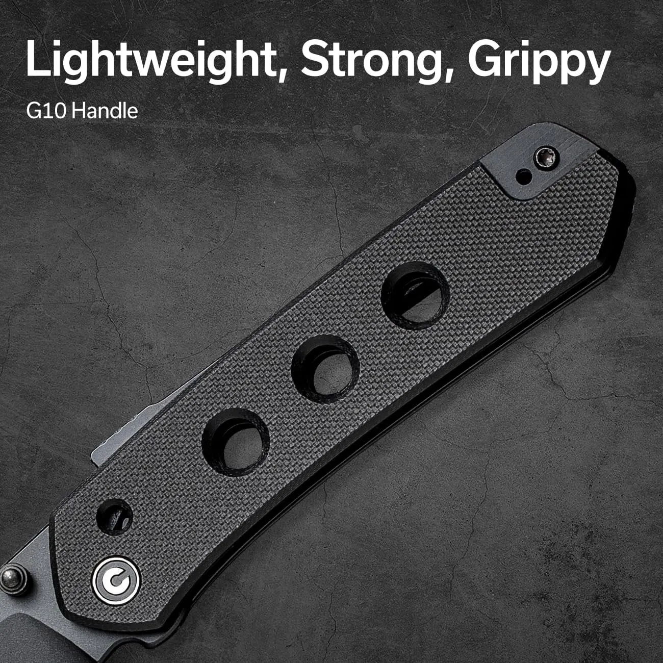 CIVIVI Vision FG Pocket Knife for EDC, Superlock Folding Knife with 3.54" Reverse Tanto Nitro-V Blade G-10 Handle, Ideal Gift for Men Women C22036-1