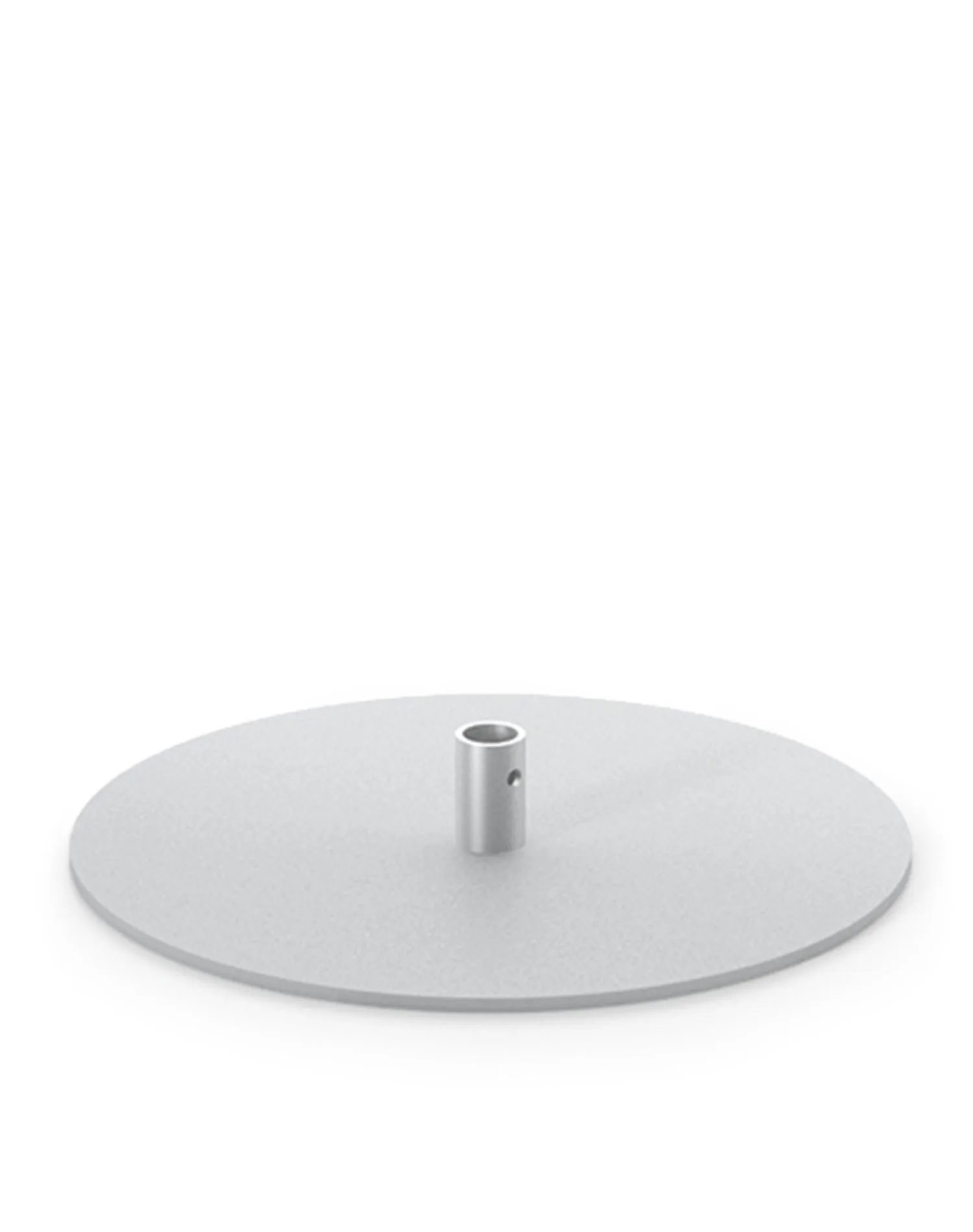 Classic Banner Stand 36 Wide Round Base | Silver