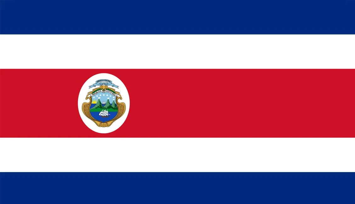 Clearance Costa Rica Flag (2400mm x 1200mm)