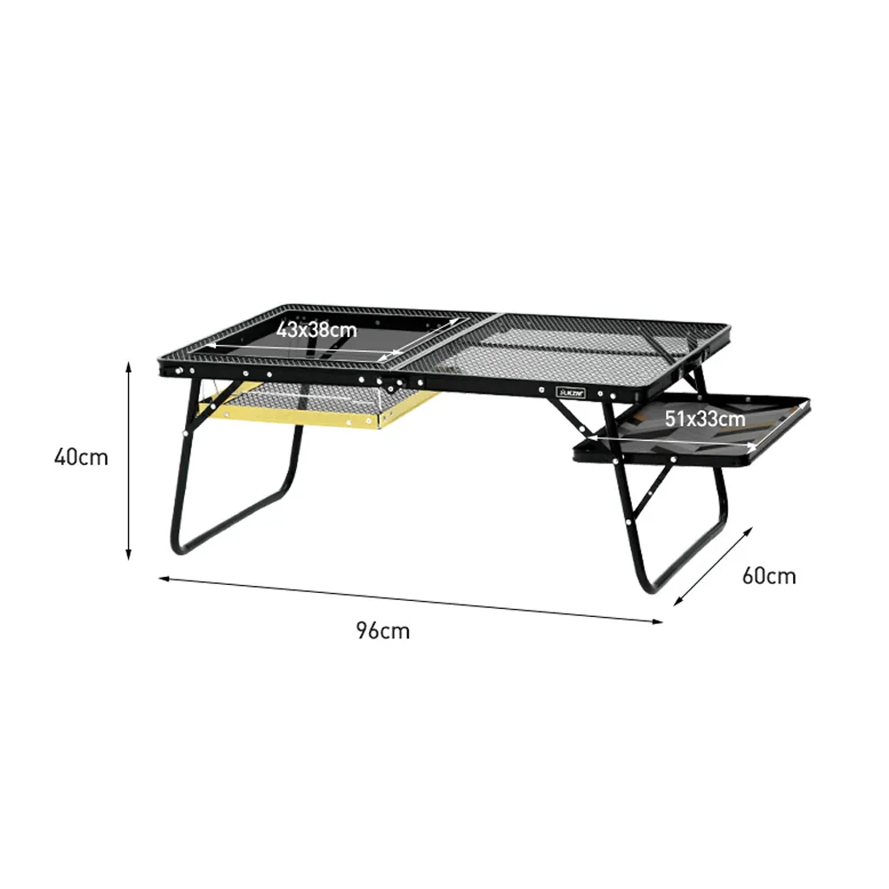 [CLEARANCE] KZM Union Iron Mesh Low BBQ Table