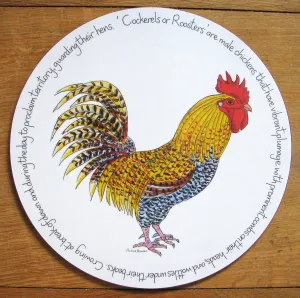 Cockerel or Rooster Tablemat