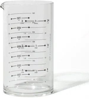 Cocktail Mixing Glass - Ethan Ashe - Lab Series - 750 ML Dishwasher Safe, Borosilicate Glass - Bar Tools & Bartender Accessories - Batch Drink Mixing Beaker