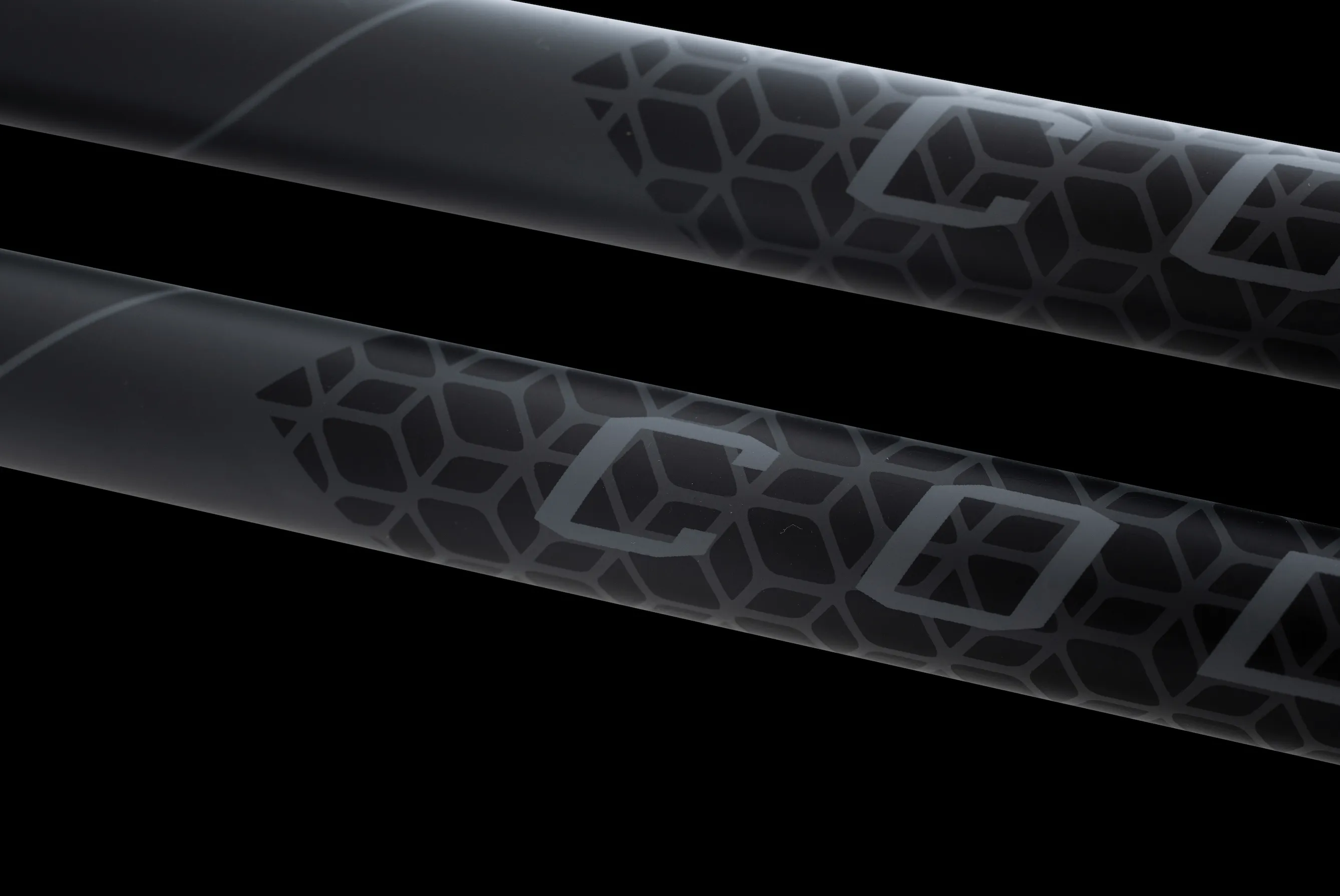 CODE 8 Black Phantom - Ski Pole with CLICK-IT Grip