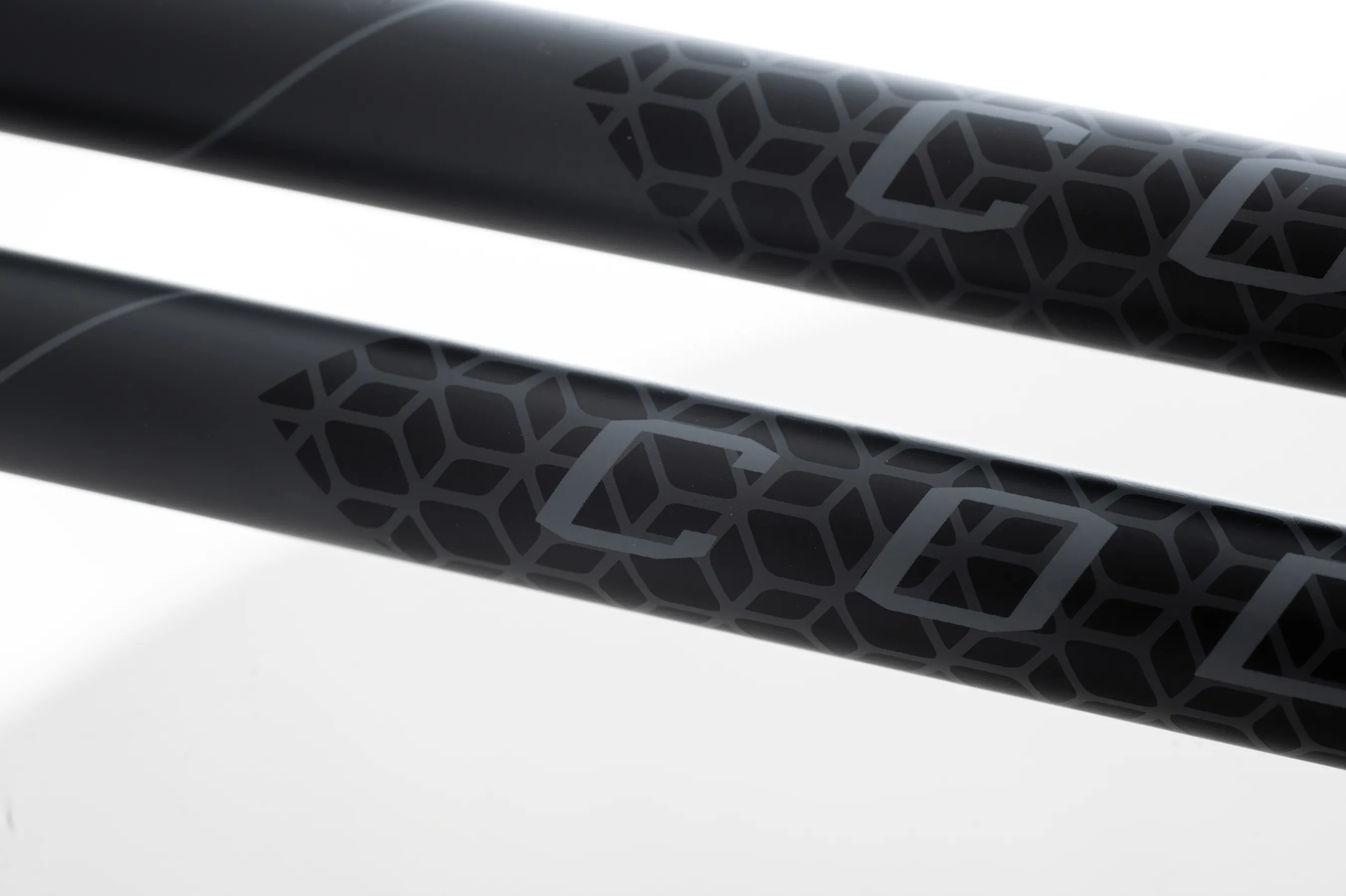 CODE 8 Black Phantom - Ski Pole with CLICK-IT Grip