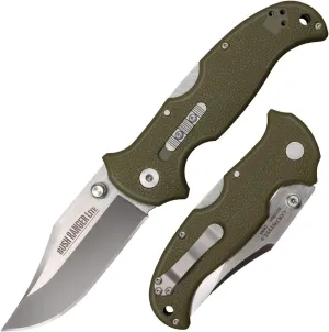 Cold Steel Bush Ranger Lite 3.5" 8Cr13MoV Razor-Sharp Blade 4.875" GFN Easy-To-Grip Handle Everyday Carry Hunting Folding Knife w/Rocker Lock