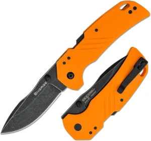 Cold Steel Engage 3" 4116SS Razor-Sharp Clip Point Blade 4.25" GFN Handle Everyday Carry Tactical Folding Knife with Atlas Lock