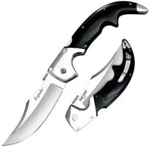 Cold Steel Espada Series S35VN Steel Ultra-Sharp Blades Tactical Pocket Folding Knife with Tri-Ad Lock & Ambidextrous Pocket/Belt Clip