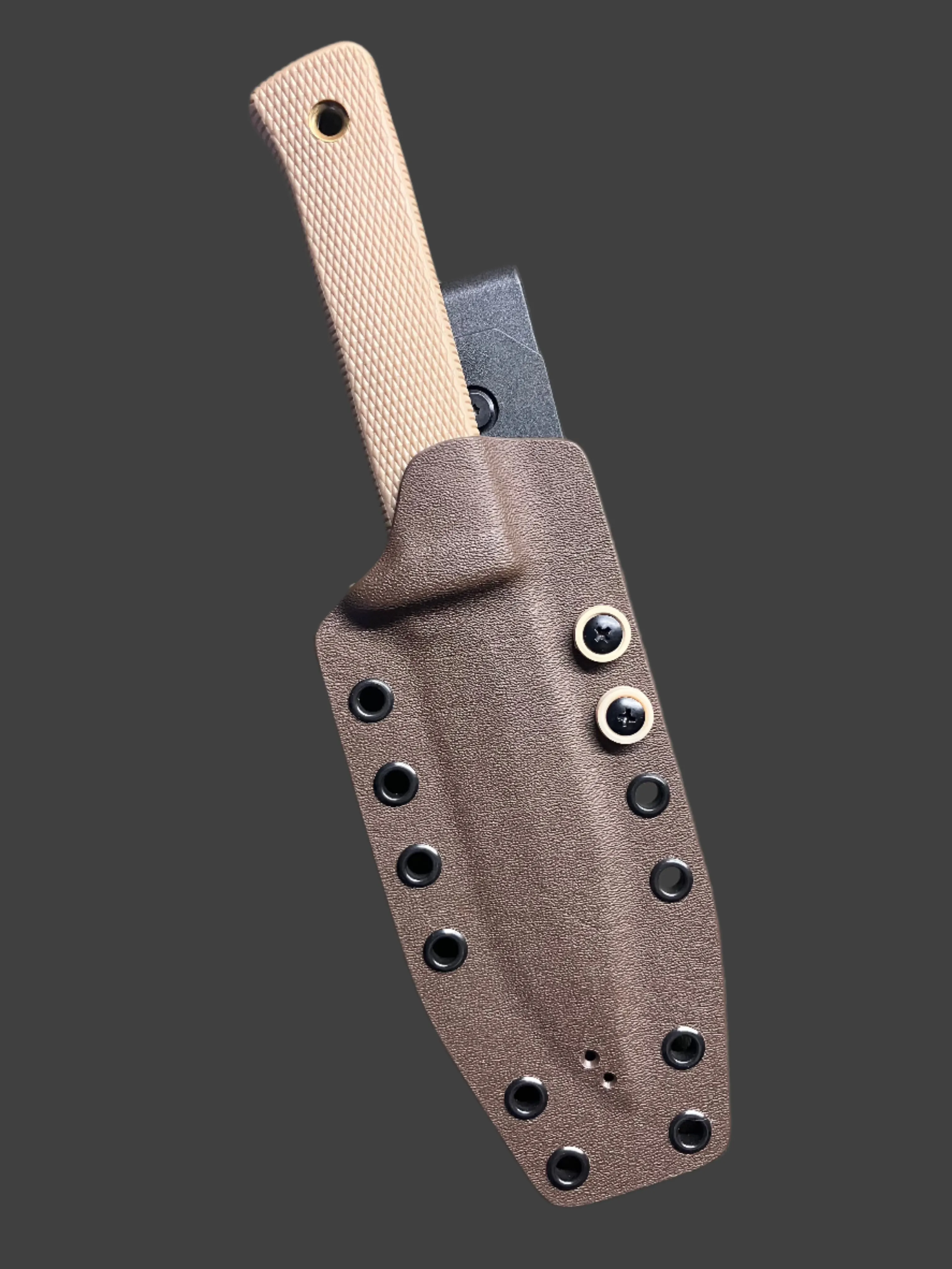 Cold Steel SRK Compact with Chocolate/Coyote Tan Kydex Sheath