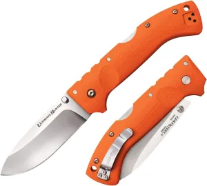Cold Steel Ultimate Hunter 3.5" S35VN Razor-Sharp Blade 5" G-10 Easy-to-Grip Handle Hunting Folding Knife with Tri-Ad Locking Mechanism