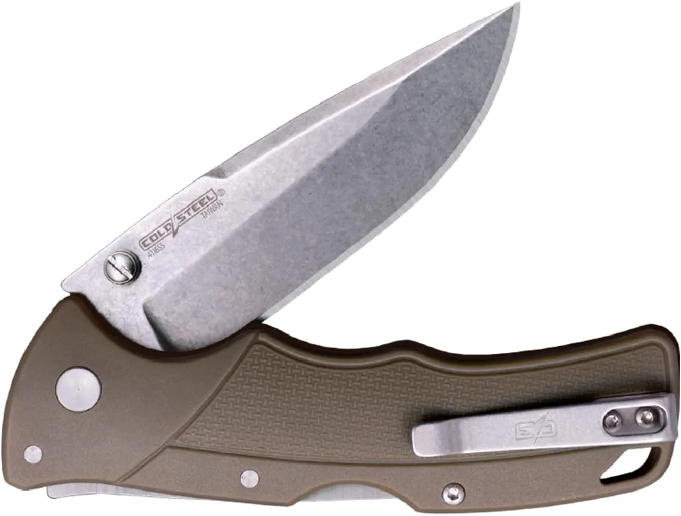 Cold Steel Verdict 3" 4116SS Spear Point Blade 4.25" GFN Handle Everyday Carry Tactical Folding Knife with Tri-Ad Locking Mechanism
