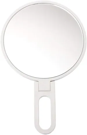 Compact Vanity Mirror Foldable Makeup Mirror Portable Single-Sided Hand-held Makeup Mirror Bedroom Dressing Table High-Definition Makeup Mirror Salon Hairdressing Mirror