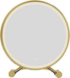 Cosmetic Mirror Desktop Smart Led Makeup Mirror with Lights Girls Bedroom Dressing Table Mirror Student Dormitory Desktop Makeup Mirror Dressing Table Mirror