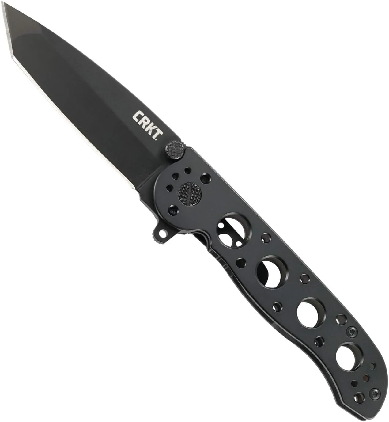 CRKT M16-04KS Folding Pocket Knife: Sandvik Steel Blade with Stainless Steel Handle, Carson Flipper Opening, and Frame Lock