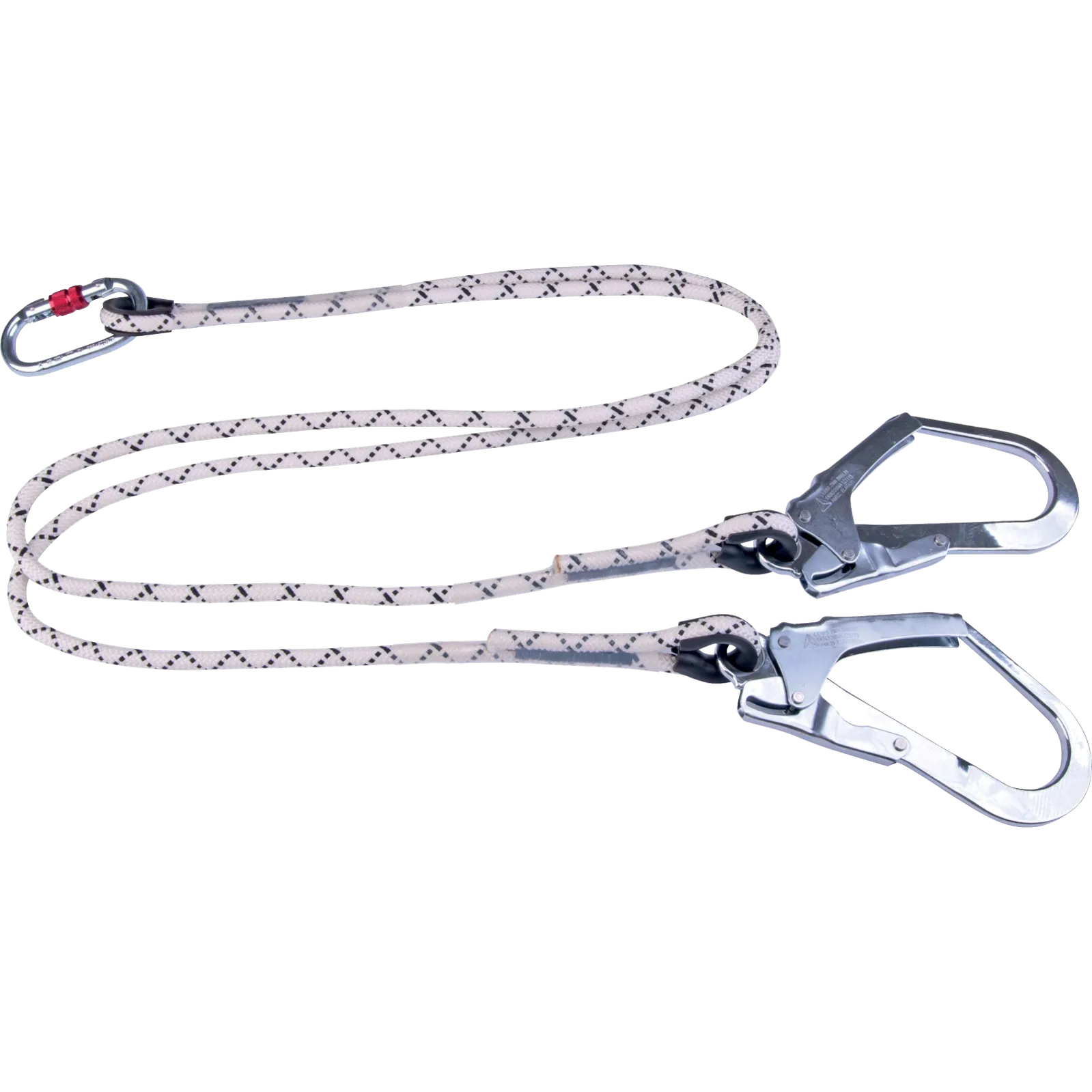 Delta Plus LO147150CDD Double Braided Rope Lanyard with Large Opening Connector – Versatile and Reliable