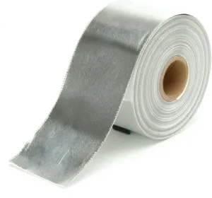Design Engineering Cool-Tape Plus Self-Adhesive Heat Reflective Tape, 2" x 60' Roll, High-Temperature Insulating Aluminum Tape for Heat Shielding, Wire & Hose Protection, Automotive & Industrial Use
