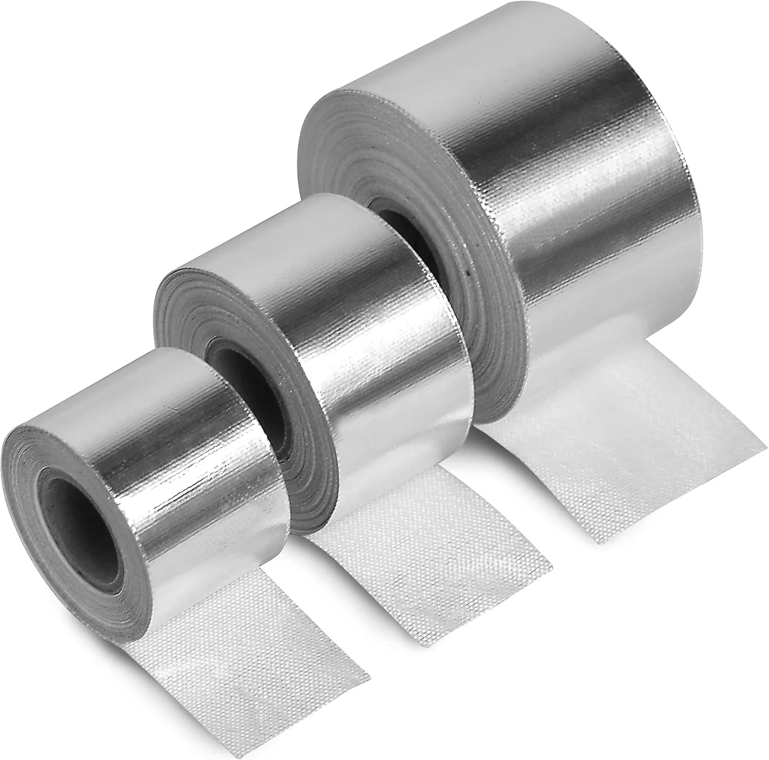 Design Engineering Cool-Tape Plus Self-Adhesive Heat Reflective Tape, 2" x 60' Roll, High-Temperature Insulating Aluminum Tape for Heat Shielding, Wire & Hose Protection, Automotive & Industrial Use