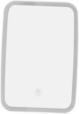 Didiseaon Led Lighted Makeup Mirror Compact Foldable Travel Mirror Rechargeable Vanity Mirror for Home Travel
