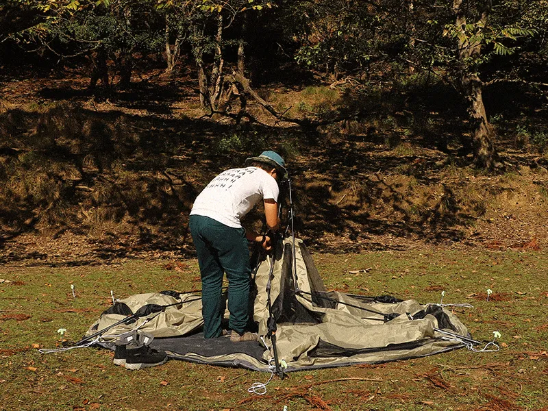 DoD Kinoko 4 person Tent - Red