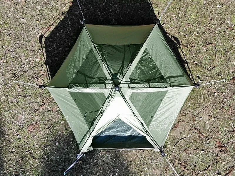 DoD Kinoko 4 person Tent - Red