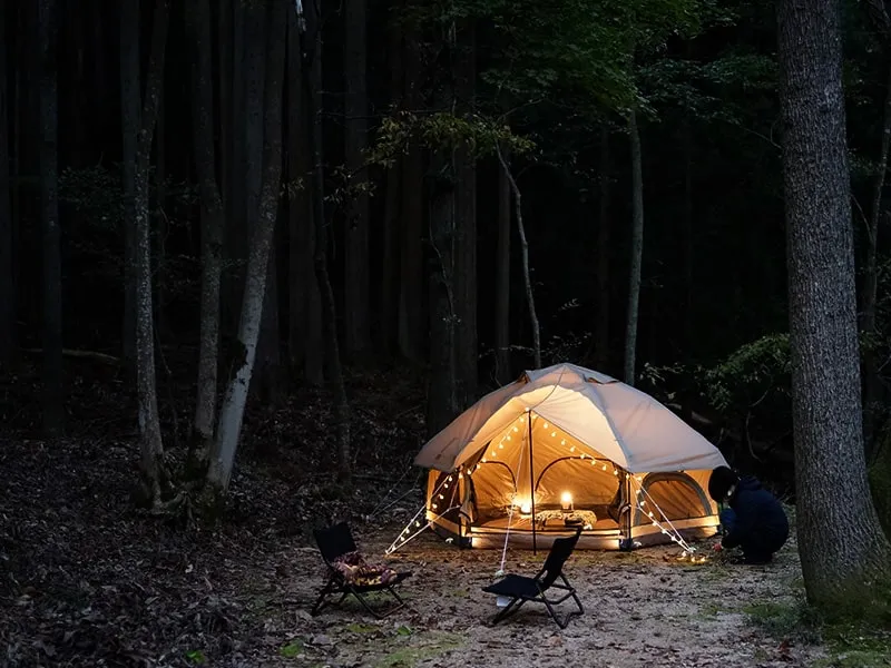 DoD Kinoko 4 person Tent - Red