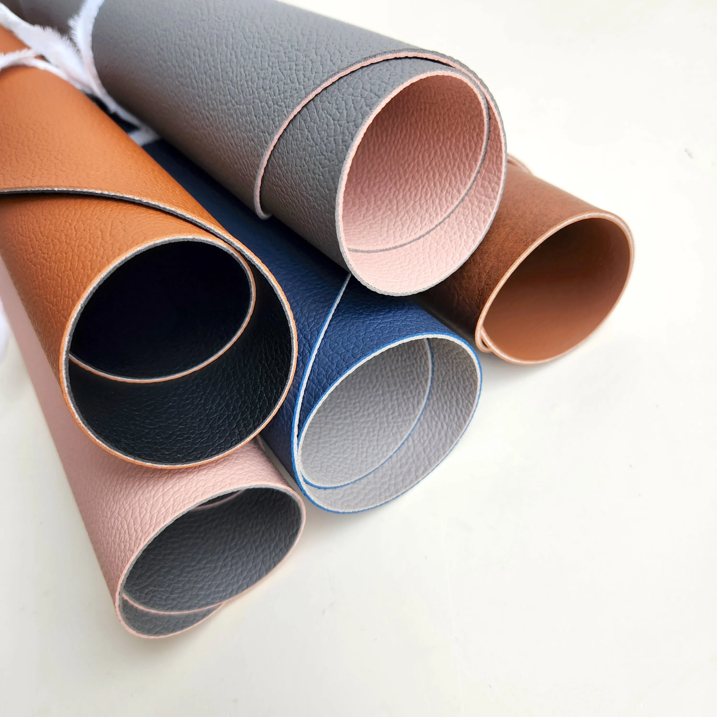 Double sided Table Placemats, Pastel Shape, Waterproof, Heat Resistant, PU Leather