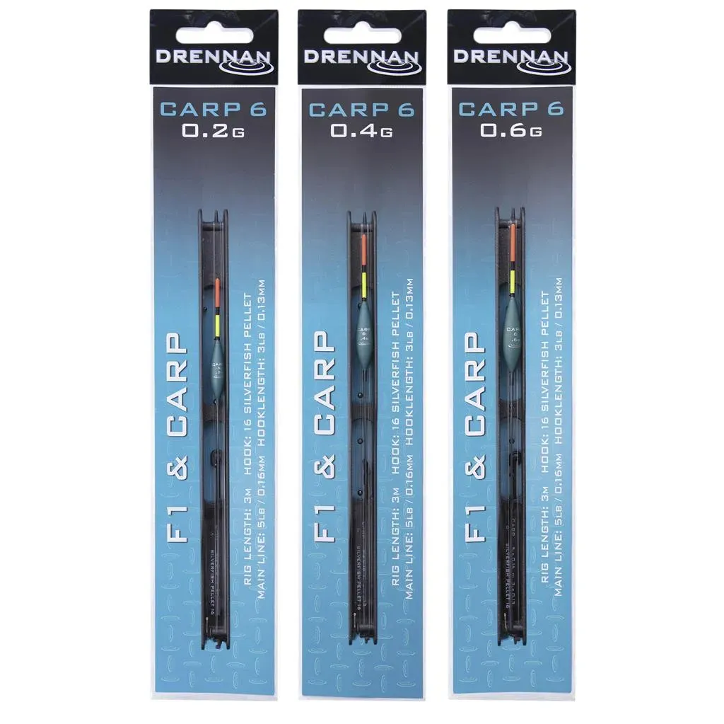 Drennan ready tied pole rig Carp 6 F1 & Carp