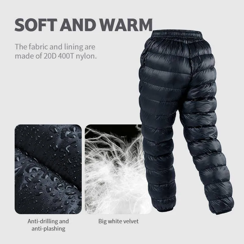 DW-90 Hiking Warm Winter Goose Down Pants