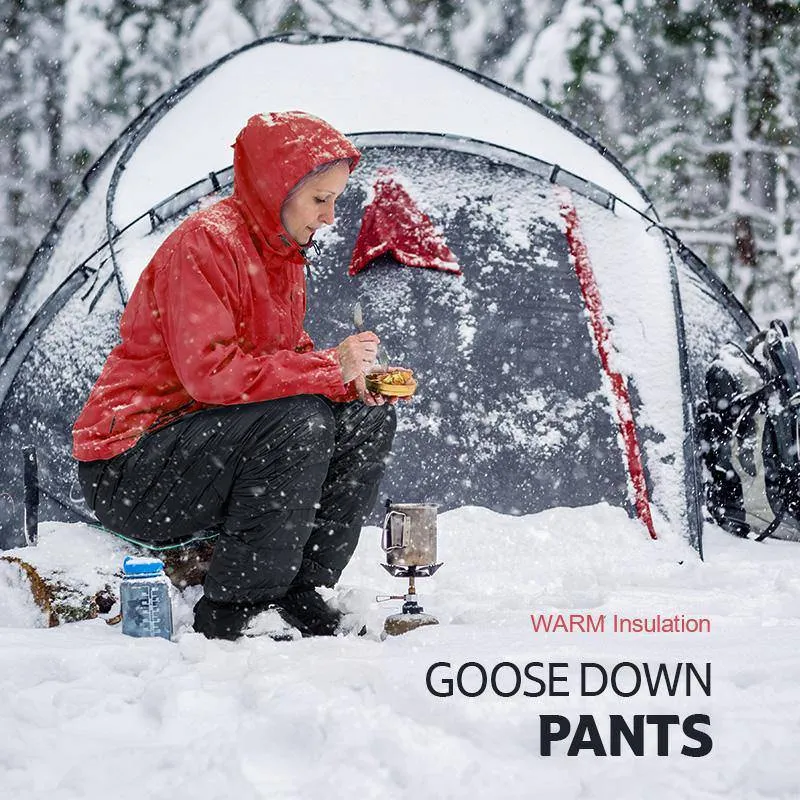 DW-90 Hiking Warm Winter Goose Down Pants