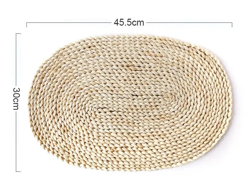 Elegant Bamboo Table Mat Set