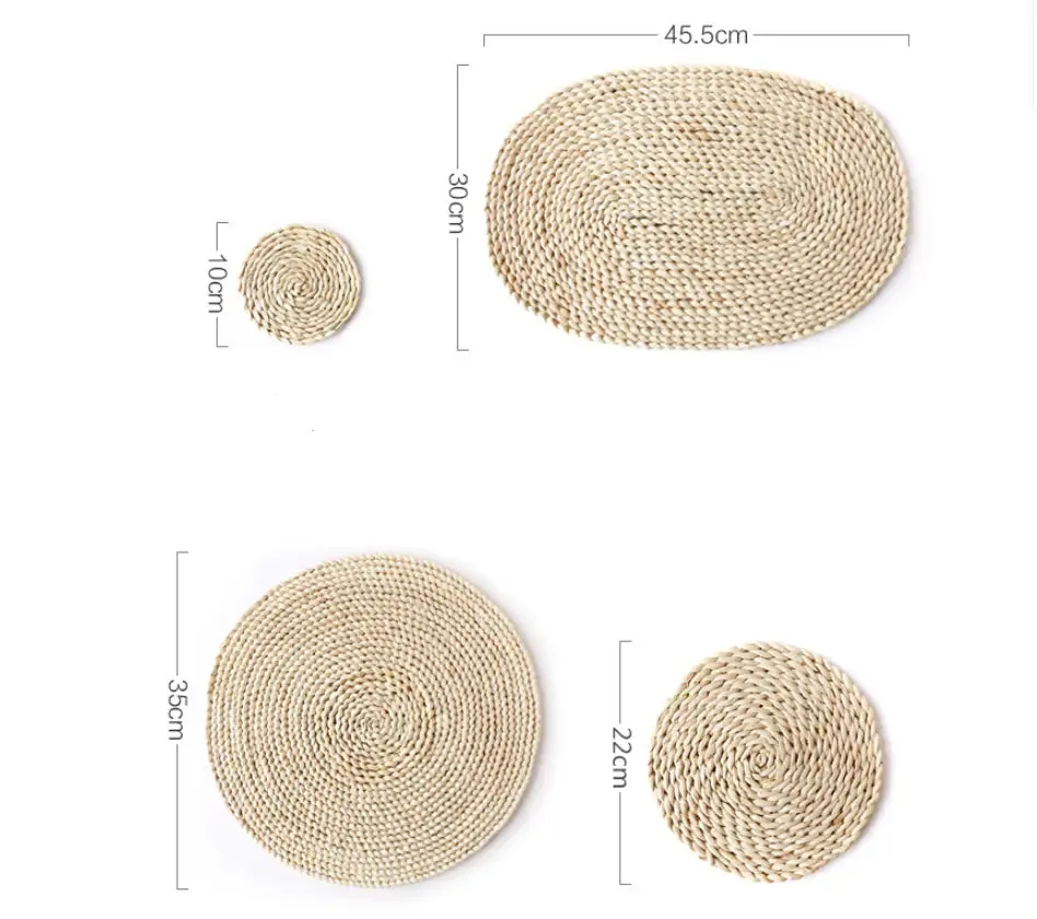 Elegant Bamboo Table Mat Set