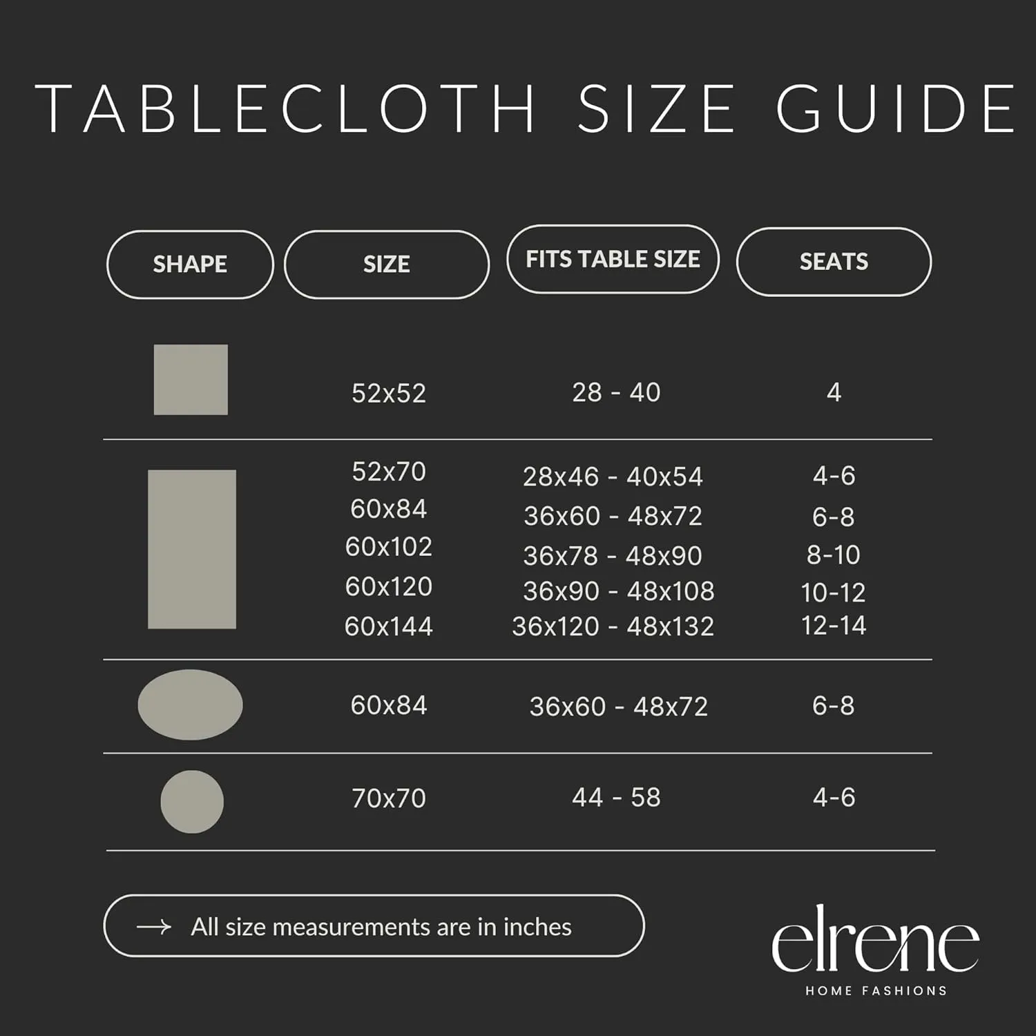 Elrene Home Fashions Villeroy & Boch French Garden Fleurence Stain and Water Resistant Dining Tablecloth, 70"x70" Round