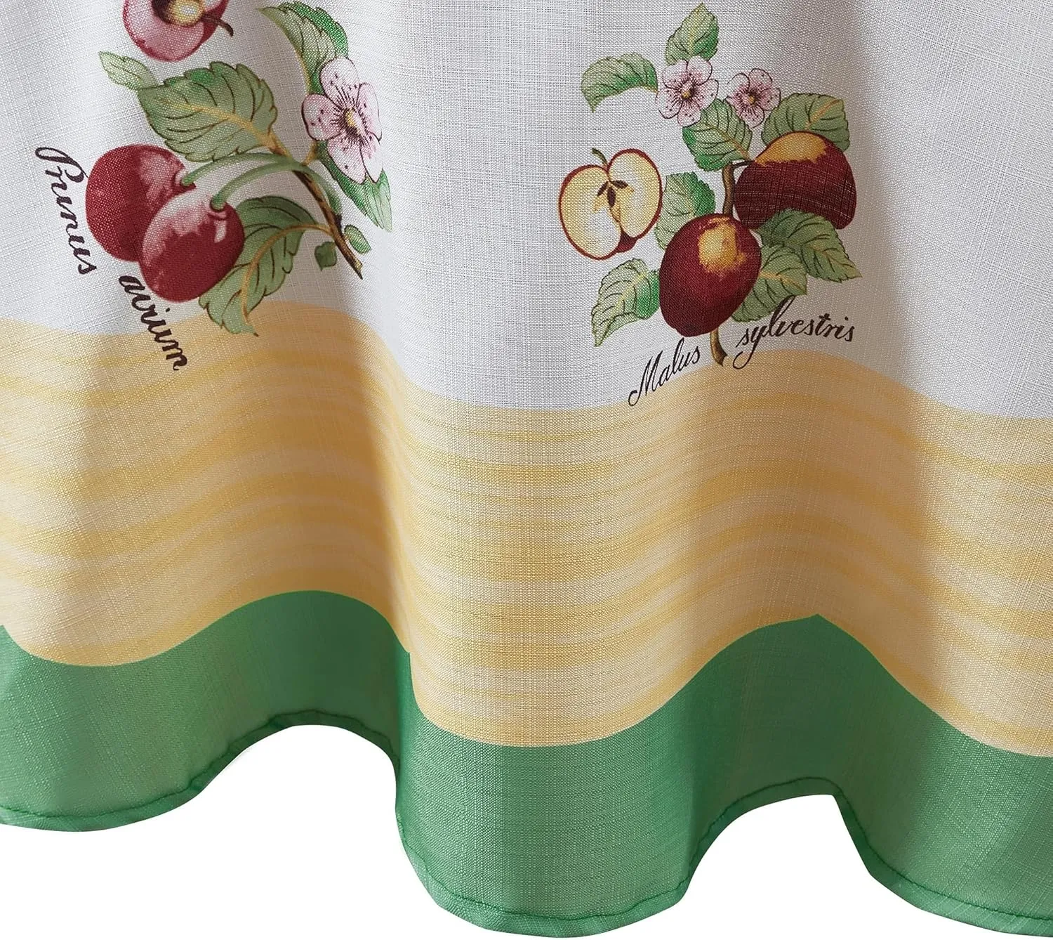Elrene Home Fashions Villeroy & Boch French Garden Fleurence Stain and Water Resistant Dining Tablecloth, 70"x70" Round