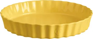 Emile Henry 12.6" x 2.2", Provence Yellow Deep Flan Dish