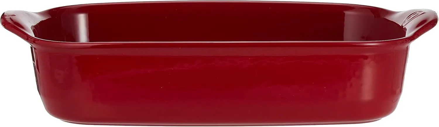 Emile Henry 14" x 9" Medium Rectangular Baking Dish - Ultime | Burgundy