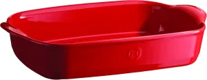 Emile Henry 14" x 9" Medium Rectangular Baking Dish - Ultime | Burgundy