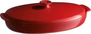 Emile Henry 16" x 9.5" Fish Steamer | Burgundy