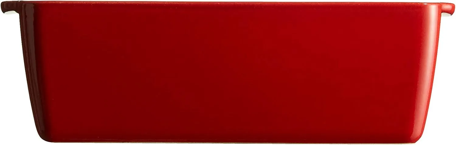 Emile Henry Burgundy Bread Loaf Baker, 11.02 x 5.12 x 4.72in