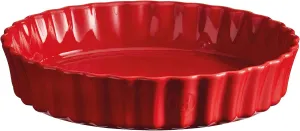 Emile Henry Deep, 2.1 Quart / 11" Tart Dish, Burgundy