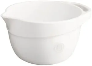 Emile Henry, Flour 3.7 quart Medium Mixing Bowl, 10.6 x 8.7 x 5.7in