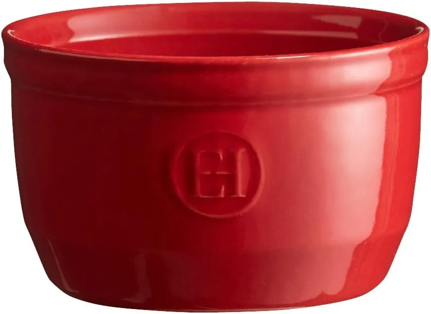 Emile Henry Made in France 8.5 oz Ramekin (Set of 2), 4" by 2"5', Burgundy Red